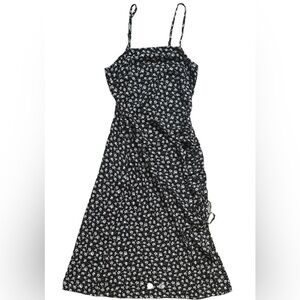 Kendall +Kylie Floral Long Dress Hibiscus Y2k Fairy Style Cottagecore Small Slip